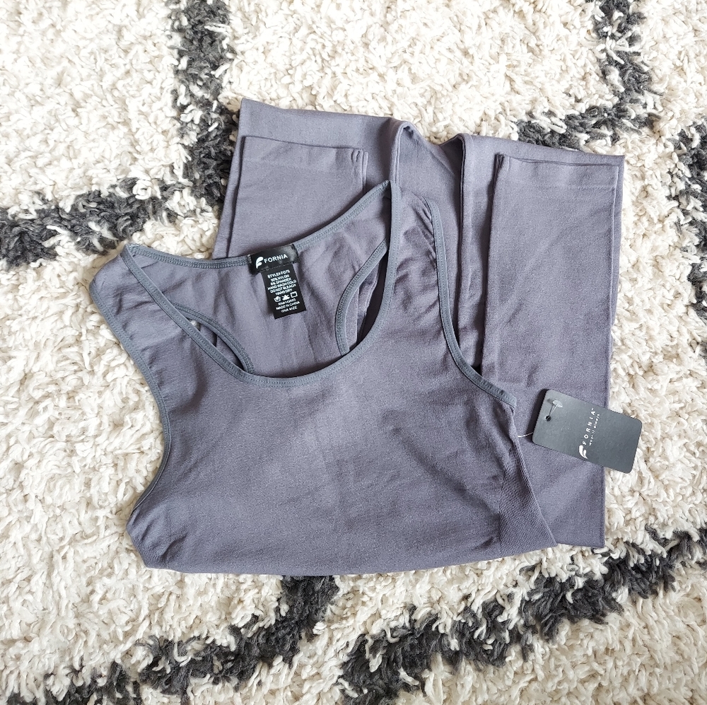 Body Leggings size S-L Charcoal - Picture 2 of 5